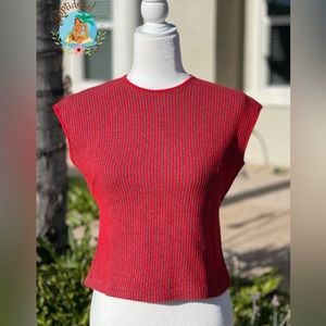 ❤️ Vintage Red/Gray Sweater